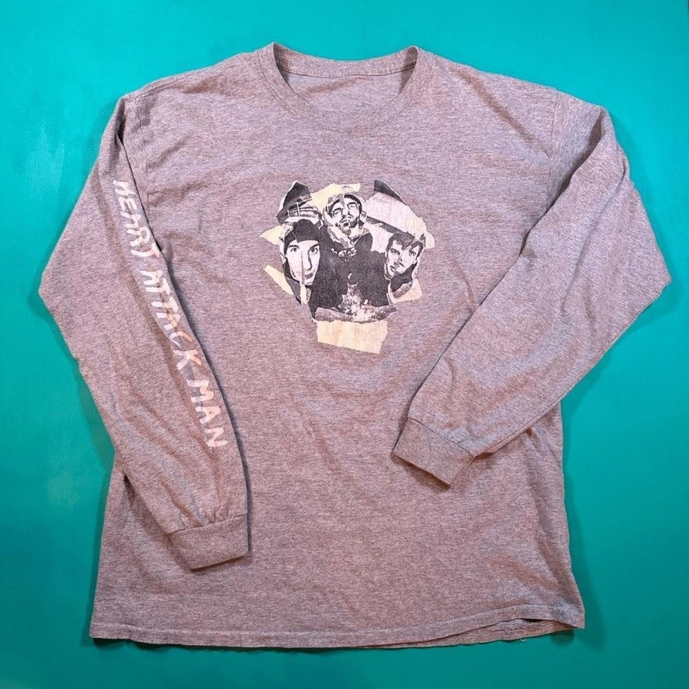 Heart attack man pop punk band tee long sleeve heart attack man band shirt